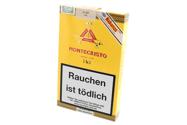 Montecristo No. 3 (Coronas) 5 Zigarren Montecristo No. 3 (Coronas) 5 Zigarren