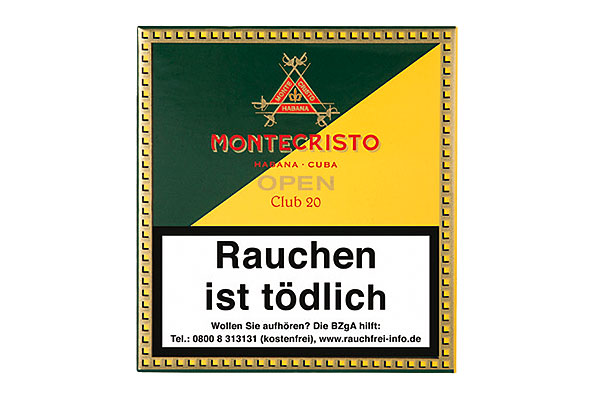 Montecristo Open Club 20 Cigarillos Montecristo Open Club 20 Cigarillos