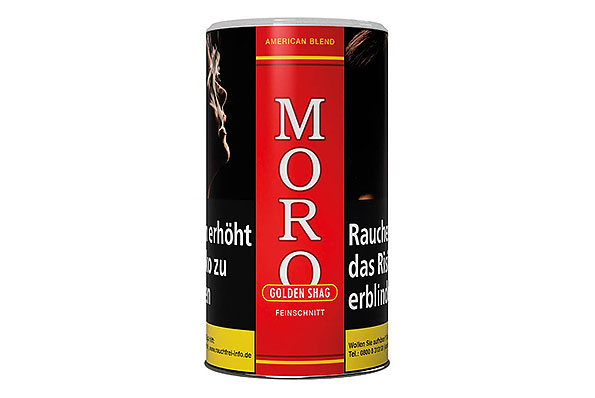Moro Red Golden Shag Cigarette tobacco 150g Tin