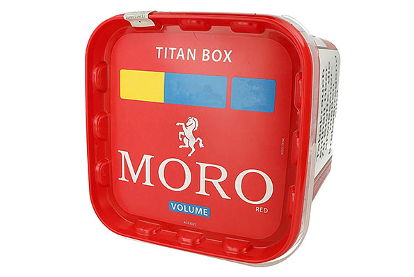 Moro Rot Titan Box Zigarettentabak 325g Sparpaket Moro Rot Titan Box Zigarettentabak 325g Sparpaket