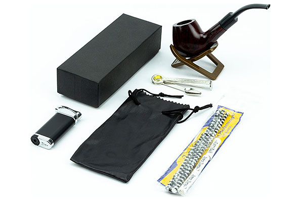 Mr. Pipe Einsteigerset Bent Braun matt