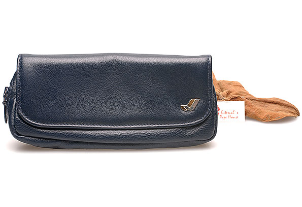 No Name Tobacco Combination Pouch for 1 Pipe Blue - Estate