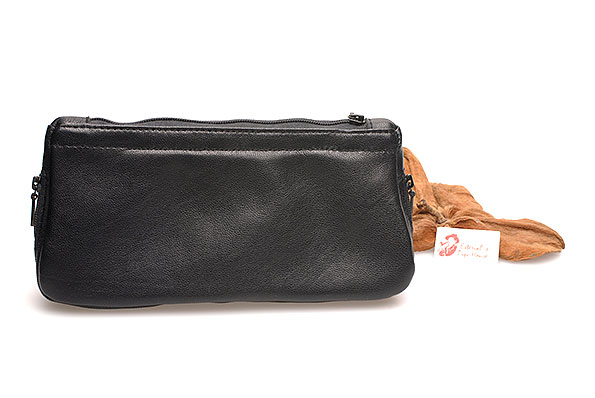 No Name Tobacco Combination Pouch for 2 Pipes Black - Estate No Name Tobacco Combination Pouch for 2 Pipes Black - Estate