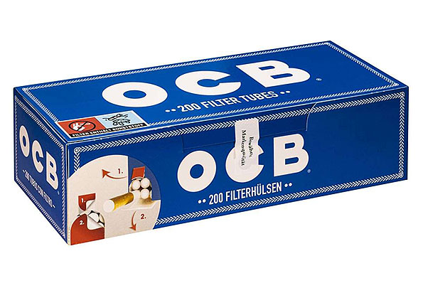 OCB Filterhülsen (200 Hülsen) OCB Filterhülsen (200 Hülsen)