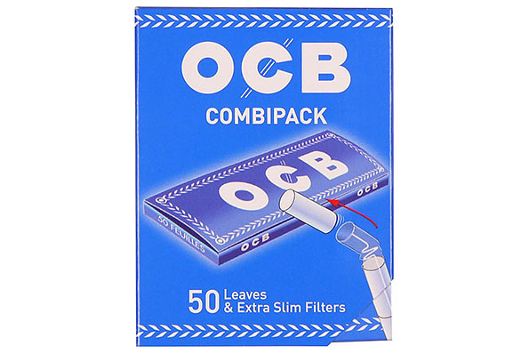 OCB Blau Combipack Zigarettenpapier + Filter (50 Blätter) OCB Blau Combipack Zigarettenpapier + Filter (50 Blätter)