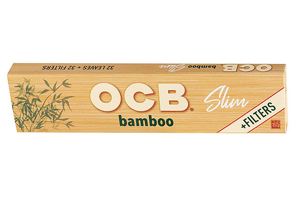 OCB Bamboo Kingsize Slim Cigarette Paper + Tips (32 Sheets) OCB Bamboo Kingsize Slim Cigarette Paper + Tips (32 Sheets)