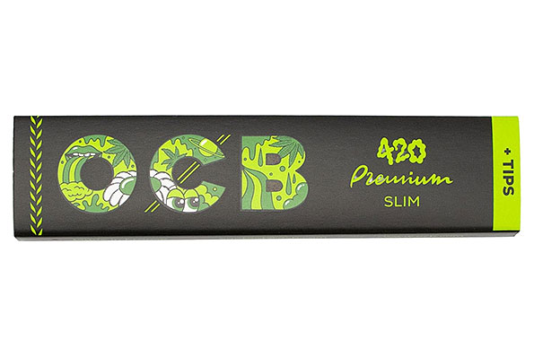 OCB 420 Extra Long Slim Paper + Tips (32 Sheets) OCB 420 Extra Long Slim Paper + Tips (32 Sheets)