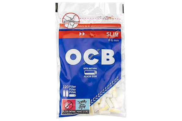 OCB Drehfilter Slim 6mm (120 Filter) OCB Drehfilter Slim 6mm (120 Filter)