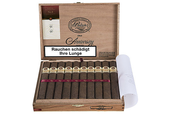 Padron 1964 Anniversary Maduro No. 4 (Gordo) 20 Cigars Padron 1964 Anniversary Maduro No. 4 (Gordo) 20 Cigars