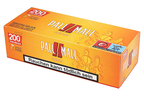 Pall Mall Allround Xtra Filterhülsen (200 Hülsen) Pall Mall Allround Xtra Filterhülsen (200 Hülsen)