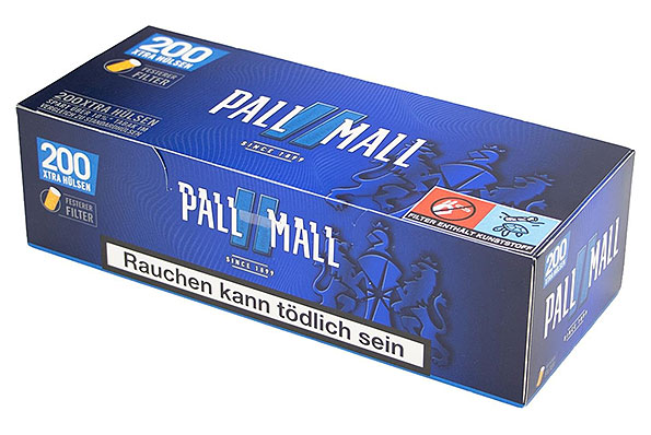 Pall Mall Blue Xtra Filterhülsen (200 Hülsen) Pall Mall Blue Xtra Filterhülsen (200 Hülsen)