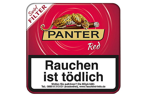 Panter Swirl Red Filter 20 Zigarillos Panter Swirl Red Filter 20 Zigarillos
