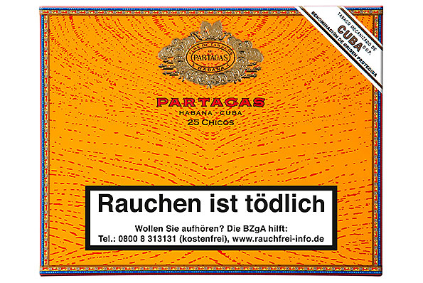 Partagas Chicos 25 Cigarillos  Partagas Chicos 25 Cigarillos
