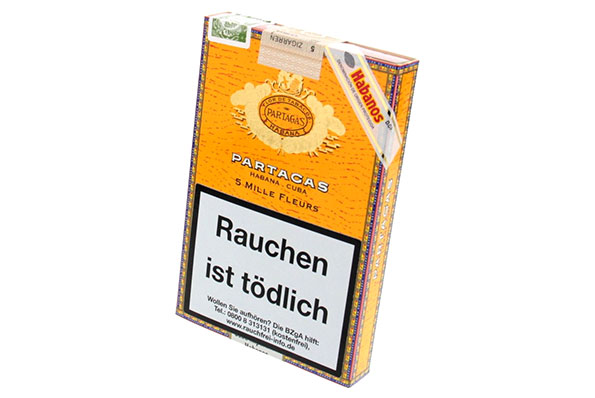 Partagas Mille Fleurs (Petit Coronas) 5 Zigarren Partagas Mille Fleurs (Petit Coronas) 5 Zigarren