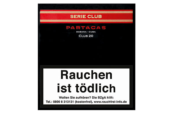 Partagas Serie Club 20 Cigarillos  Partagas Serie Club 20 Cigarillos