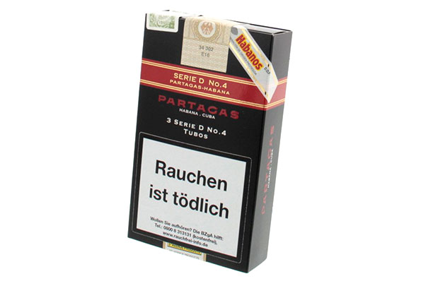 Partagas Linea Serie Serie D No. 4 A/T (Robusto) 3 Zigarren Partagas Linea Serie Serie D No. 4 A/T (Robusto) 3 Zigarren