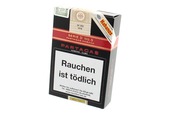 Partagas Linea Serie Serie D No. 5 A/T (D No. 5) 3 Zigarren Partagas Linea Serie Serie D No. 5 A/T (D No. 5) 3 Zigarren