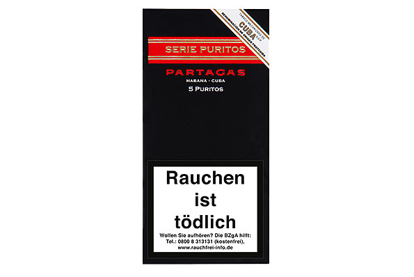 Partagas Serie Puritos 5 Zigarillos Partagas Serie Puritos 5 Zigarillos