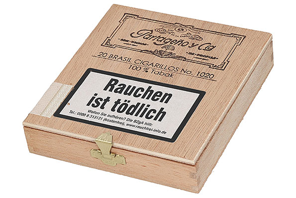 Partageno y Cia 1020B Cigarillo Brasil 20ct wooden box - Brasil wrapper