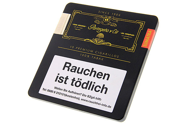Partageno y Cia 154S Senorita Sumatra 10 Cigarillos Partageno y Cia 154S Senorita Sumatra 10 Cigarillos