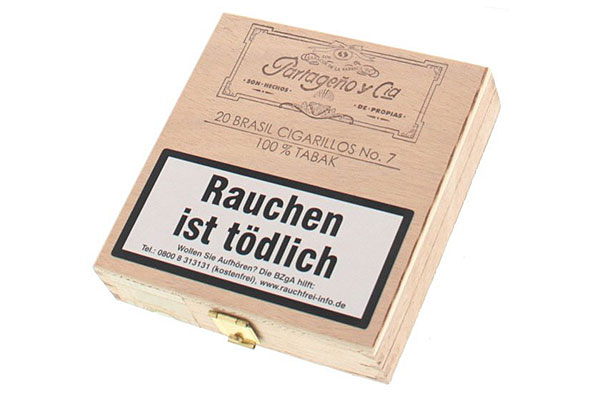 Partageno y Cia 7B Cigarillo No. 7 Brasil 20 Zigarillos Partageno y Cia 7B Cigarillo No. 7 Brasil 20 Zigarillos