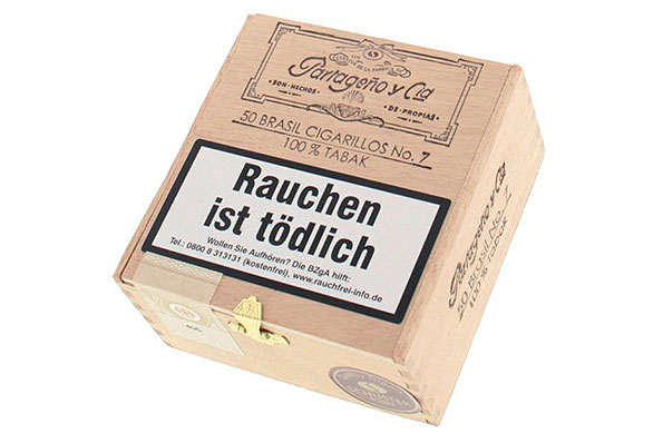 Partageno y Cia 7B Cigarillo No. 7 Brasil 50 Cigarillos Partageno y Cia 7B Cigarillo No. 7 Brasil 50 Cigarillos