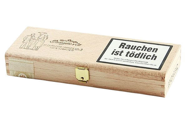 Partageno y Cia 8C Outdoor Friends No. 8 Caribic Short Zigarillo - Detailansicht des Caribic Deckblatts