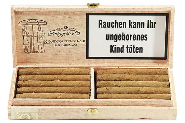 Partageno y Cia 8S Outdoor Friends No. 8 Sumatra 20 Cigarillos Partageno y Cia 8S Outdoor Friends No. 8 Sumatra 20 Cigarillos
