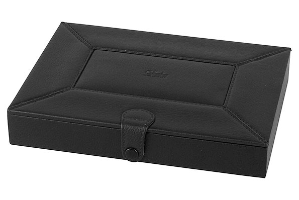 Passatore Humidor Lederoptik schwarz f�r ca. 8-10 Zigarren