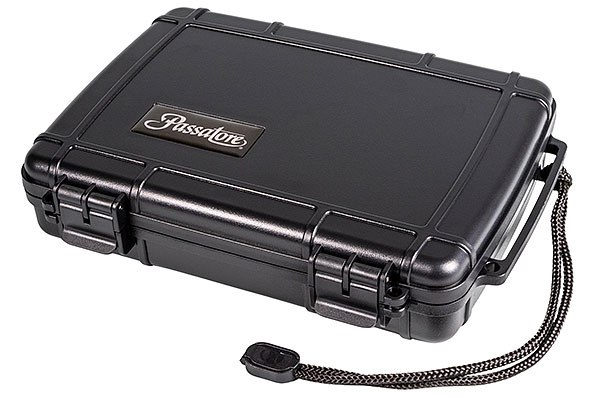 Passatore Cigar Case Acryl schwarz für 6 Zigarren Passatore Cigar Case Acryl schwarz für 6 Zigarren
