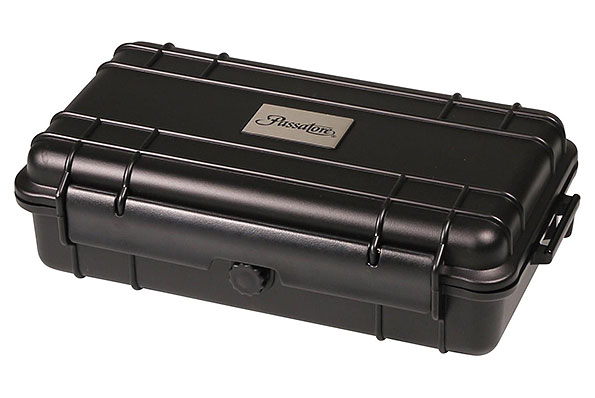 Passatore Cigar Case Acryl schwarz f�r ca. 10-15 Zigarren