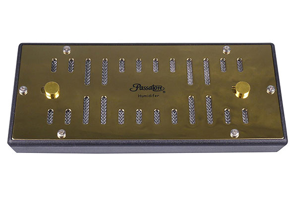 Passatore Polymerbefeuchter Eckig Gold für 50-100 Zigarren Passatore Polymerbefeuchter Eckig Gold für 50-100 Zigarren