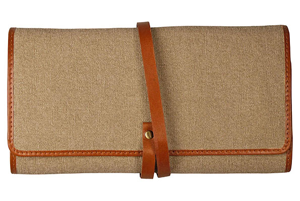 Passatore Canvas & Leder Cognac Pfeifen-Rollbeutel für 2 Pfeifen Passatore Canvas & Leder Cognac Pfeifen-Rollbeutel für 2 Pfeifen