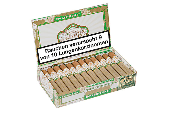 PDR Flores Y Rodriguez 10th Anniversary Gran Toro 24 Cigars  PDR Flores Y Rodriguez 10th Anniversary Gran Toro 24 Cigars