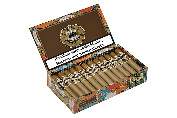 PDR A. Flores 1975 Gran Reserva Desflorado Robusto 10 Zigarren PDR A. Flores 1975 Gran Reserva Desflorado Robusto 10 Zigarren