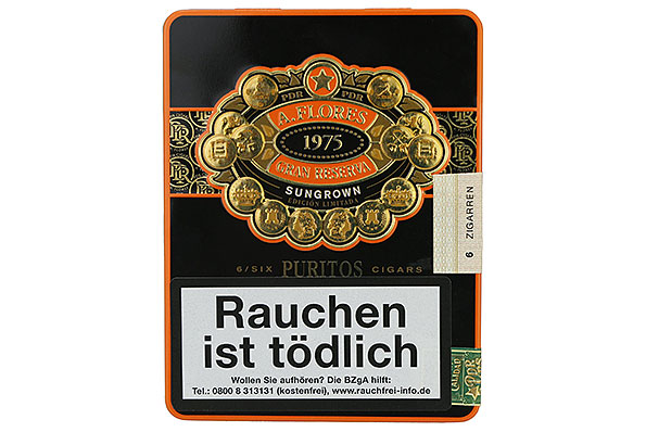 PDR A. Flores 1975 Gran Reserva Sun Grown Purito 6 Cigars  PDR A. Flores 1975 Gran Reserva Sun Grown Purito 6 Cigars