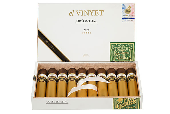 PDR El Vinyet Cuvee E. 2023 WC 58 Wide Churchill 10 Cigars
