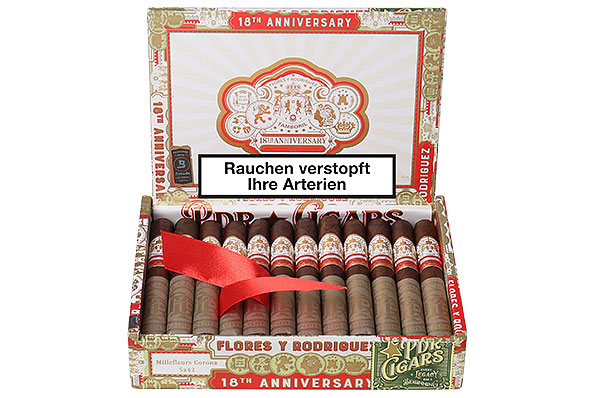PDR Flores Y Rodriguez 18th Anniversary Millefleurs 24 Cigars  PDR Flores Y Rodriguez 18th Anniversary Millefleurs 24 Cigars