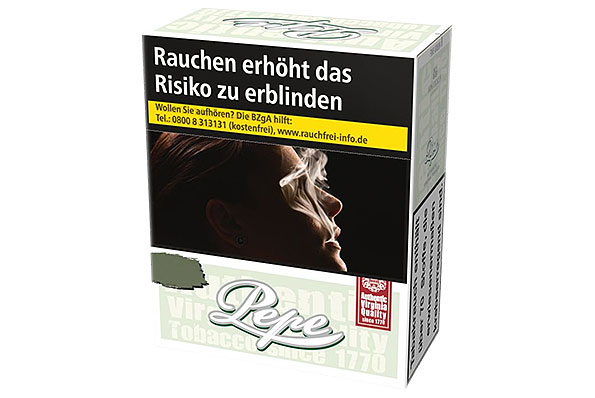 Pepe Fine Green 3XL-Box 40 King Size Cigarettes Pepe Fine Green 3XL-Box 40 King Size Cigarettes