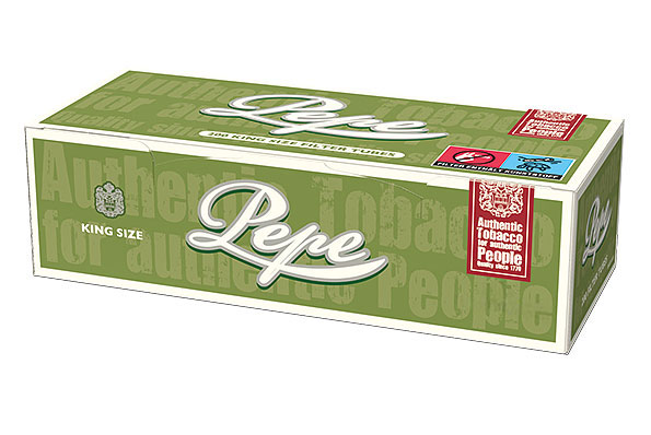 Pepe King Size Filter tubes (200 Tubes) Pepe King Size Filter tubes (200 Tubes)