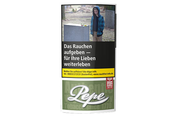 Pepe Rich Green Cigarette tobacco 30g Pouch Pepe Rich Green Cigarette tobacco 30g Pouch