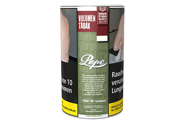 Pepe Rich Green Cigarette tobacco 85g Tin Pepe Rich Green Cigarette tobacco 85g Tin