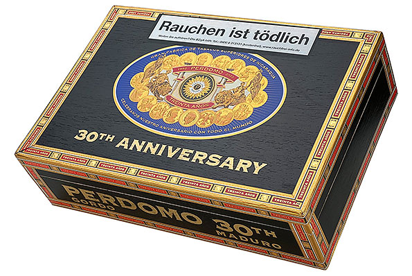 Perdomo 30th Anniversary Maduro Gordo 30er Kiste geschlossen