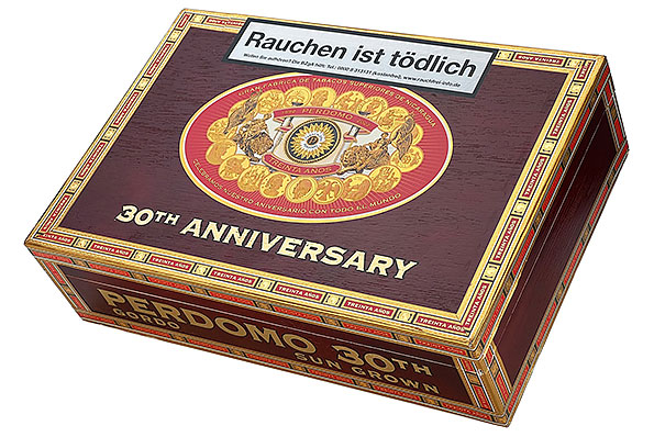 Perdomo 30th Anniversary Sun Grown Gordo 30er Kiste geschlossen