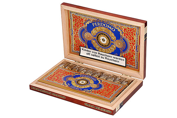 Perdomo Legacy Nicaraguan Maduro Gran Belicoso 10 Zigarren Perdomo Legacy Nicaraguan Maduro Gran Belicoso 10 Zigarren