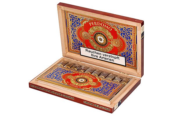 Perdomo Legacy Nicaraguan Shade Grown Gran Belicoso 10 Zigarren Perdomo Legacy Nicaraguan Shade Grown Gran Belicoso 10 Zigarren