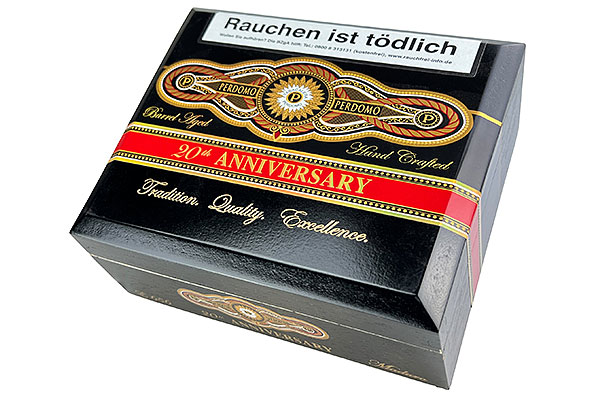 Perdomo 20th Anniversary Maduro Epicure 24er Kiste geschlossen