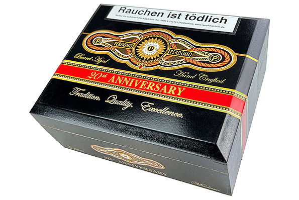 Perdomo 20th Anniversary Maduro Gordo 24er Kiste geschlossen