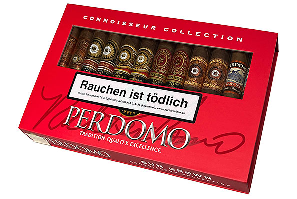 Perdomo Connoisseur Collection Sun Grown Sampler geschlossen