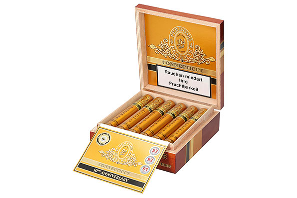 Perdomo 10th Anniversary Connecticut Magnum Tubo 12 Zigarren Perdomo 10th Anniversary Connecticut Magnum Tubo 12 Zigarren